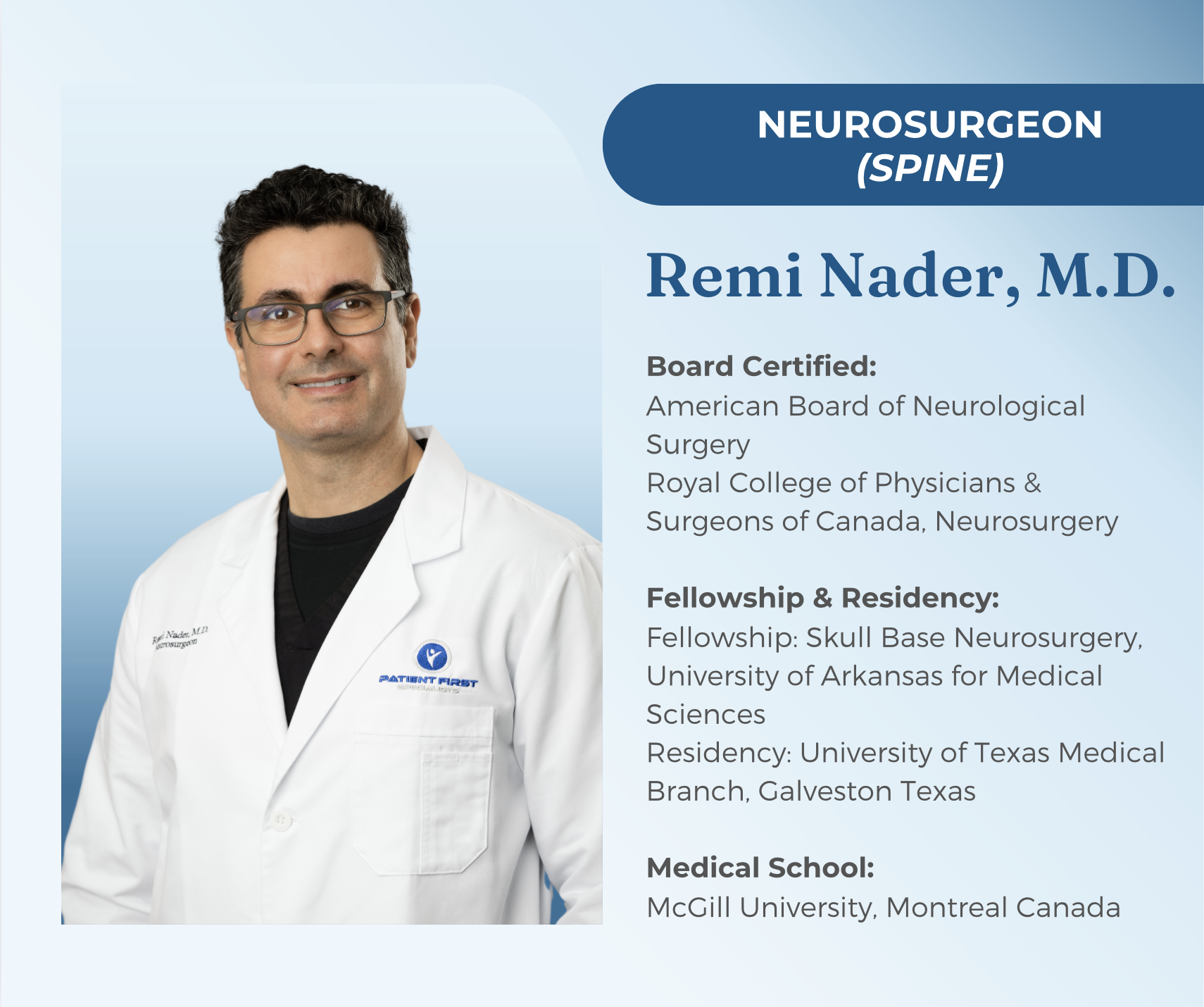 Dr. Remi Nader, MD
